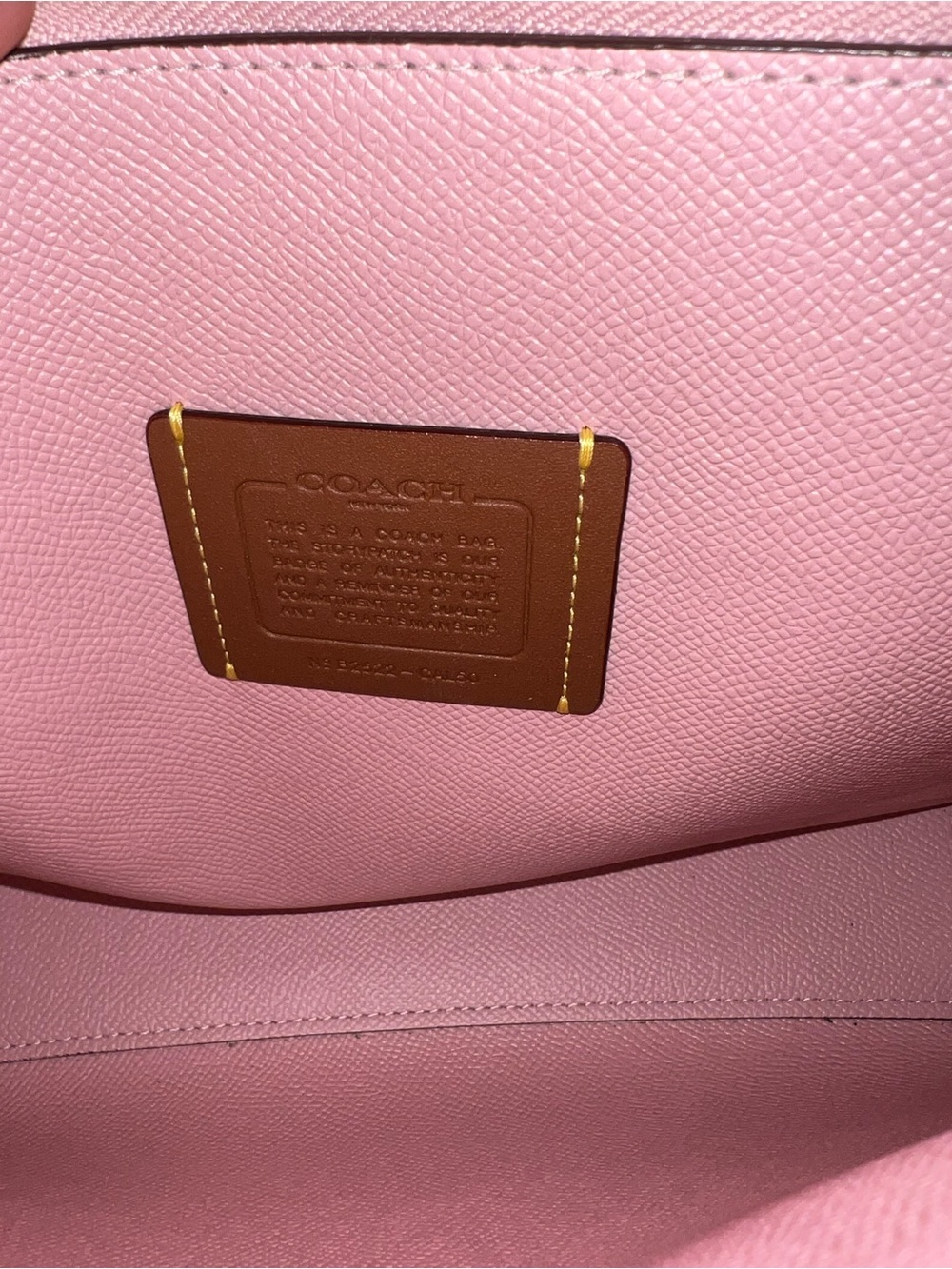 COACH Pink Mollie tote and matching wallet - Picture 5 of 7